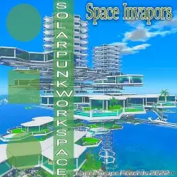 Solarpunk Workspace by Space Invapors