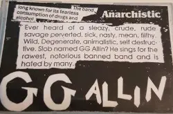 Sing Along Love Songs by GG Allin