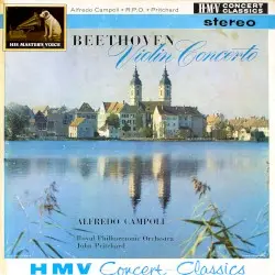Violin Concerto by Beethoven; Alfredo Campoli, Royal Philharmonic Orchestra, John Pritchard